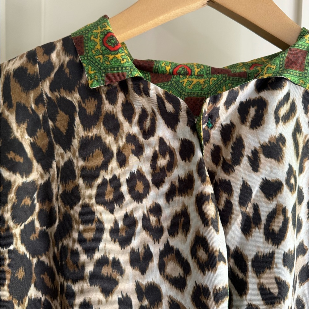 La Prestic Ouiston reversible print coat XS